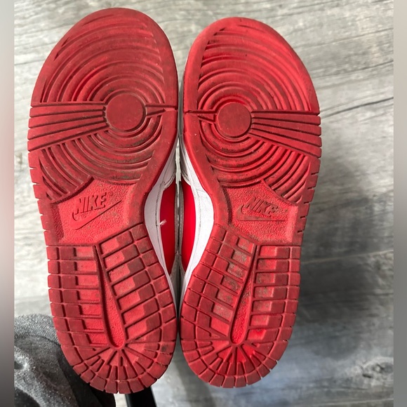 Nike Dunk Low - Red / White - Big Kids 3.5Y - Picture 7 of 7